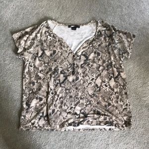 Snakeskin shirt